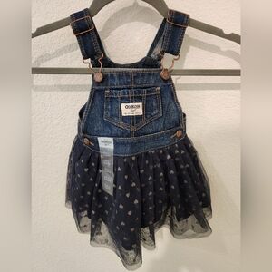 OshKosh B'gosh Blue Denim Overalls with Classic Design